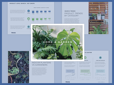 Hitwise Report Garden charts corporate design design garden home home and garden plants print print design report report design reports typography vegetables whitepaper