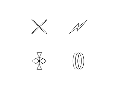 YCS symbols album cover design grafician illustration logo logodesigner minimal minimalist music simple symbols symbolset vector