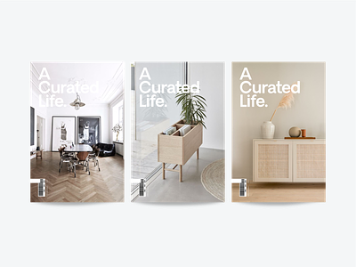 A Curated Life covers artwork blog blog design book book cover branding covers curation design grafician journal layout design layouts lifestyle minimal minimalist simple