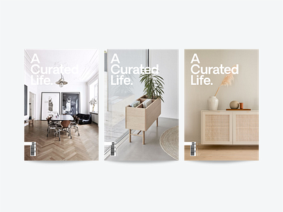 A Curated Life covers artwork blog blog design book book cover branding covers curation design grafician journal layout design layouts lifestyle minimal minimalist simple