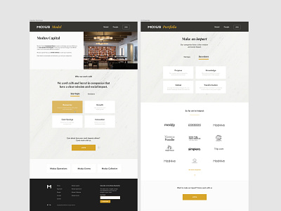 Modus.vc website design grafician minimal minimalist simple ui uidesign vc venture capital visual design web designer web layouts website