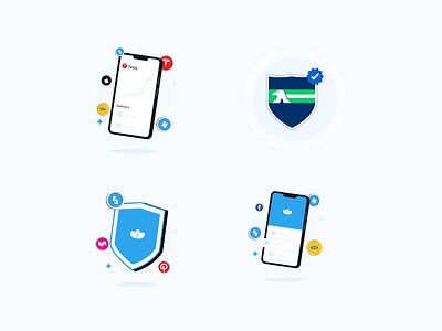 Chaka Onboarding screens illustrations