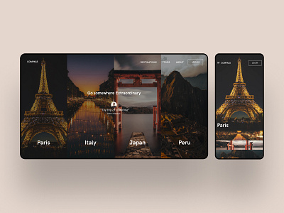 Travel web ui