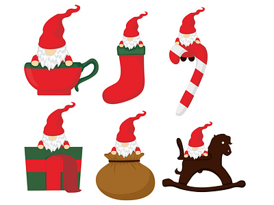 Gnomes Christmas business christmas design gnome gnomes illustration inspiration studio vector