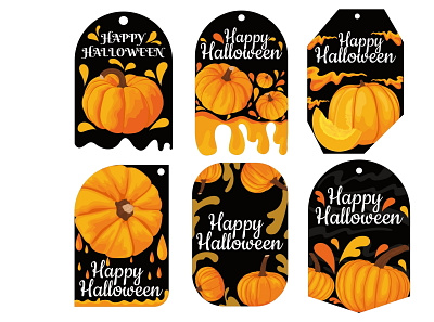 Happy Halloween Card Design graphic design