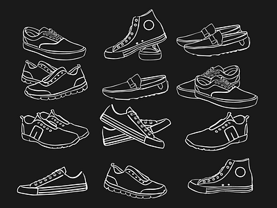 Shoe Line Art business design illustration inspiration line art lineart product shoe design shoes vector