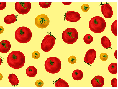 Pattern Tomato Vector background design food food illustration fruit fruit illustration fruits illustration inspiration pattern pattern a day pattern art pattern design patterns studio theme tomato tomatoe tomatoes vector