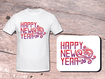 Happy New Year T shirt Design