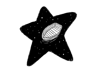 Dream and stars black cosmic dream galaxy illustration mexican mexico ship star stars white