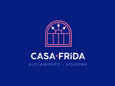 Casa Frida Housing colima design house icon logo mexican mexico student typography