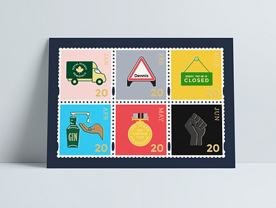 2020 Visions: Postcards 2020 caxtonrhode designs digital goodwithdesign prints stamp