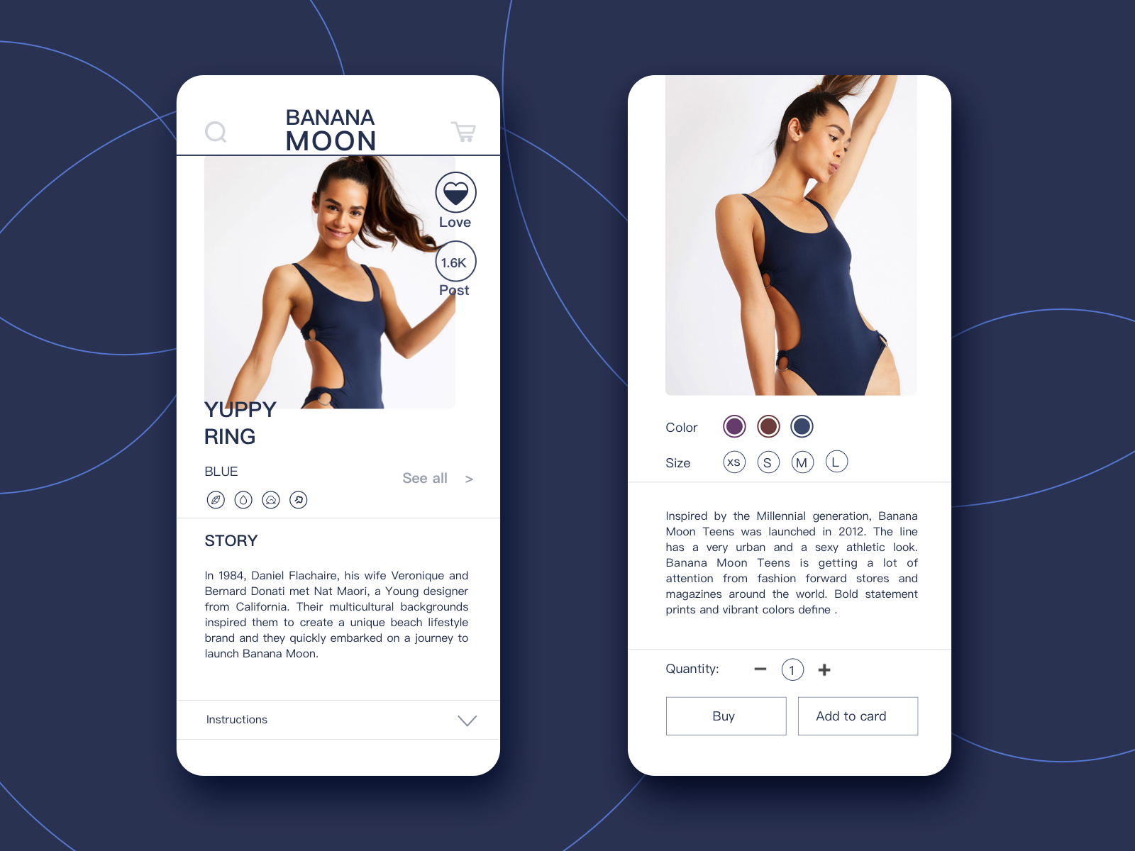 swimsuit APP by LIM R on Dribbble