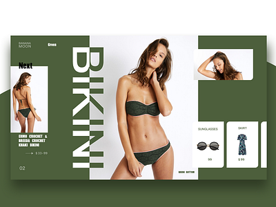 swimsuit web app bikini branding design illustration lesson logo ui ux 品牌 平面 设计