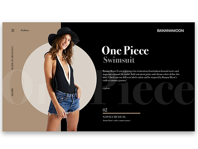 BANANA MOOD -Web branding design illustration ui ux web web design 品牌 平面 设计