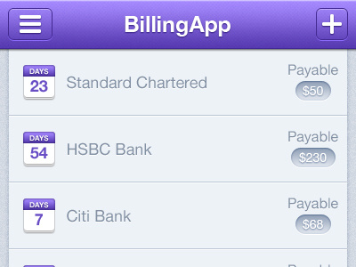 Billing iOS App