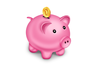 Piggy Bank Icon - Wave Apps by Umar Irshad on Dribbble