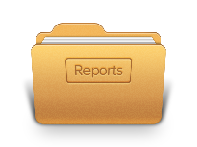 Reports Icon - Wave Apps app files folder icon reports wave web