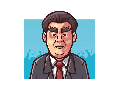 Politician adobe illustrator character comic illustration mass meeting politician politics