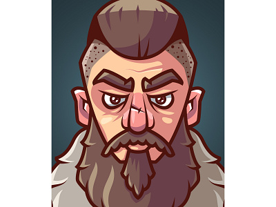 Viking adobe illustrator beard bearded bearded man bearded men character character design character illustration digital art digital painting illustration illustrator vector vector art vector artist vector illustration vector illustrator viking viking style vikings