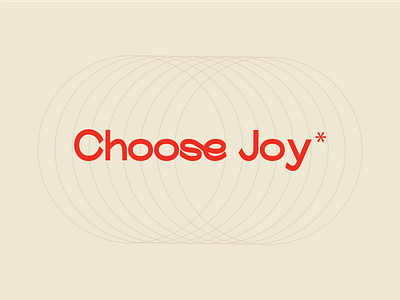 Choose Joy art design designeveryday flat typography