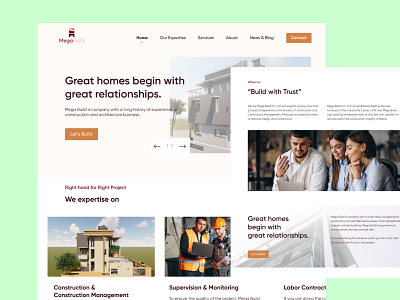 Landing Page: MegaBuild