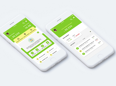 D.Wallet - App UI design agency app branding color design gradient green icon iphone mockup ui