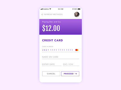 Daily UI 002 // Credit Card Checkout app credit card credit card checkout dailyui dailyui 002 dailyuichallenge form mobile mobile ui payment ui