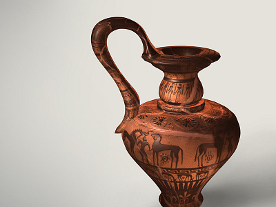 Greek Vase, 3D Design 3d design 3d model greek modeling realistic rendering vase