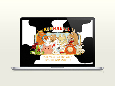 Kuhhandel - Game Design & Game Art animals browsergame design game game art game design graphic kuhhandel ravensburger