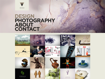 My website screenshot dribbble