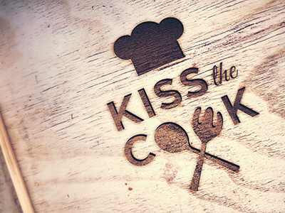 Kiss The Cook - Logo