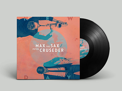MAX THE SAX - Cover Design cd colorful cover day design graphic music new packaging print saxophone vinyl