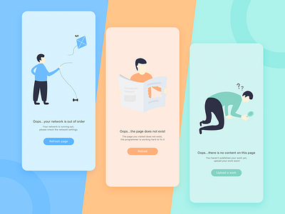 404 error page 404 error page app design illustration ui