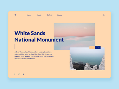 Travel website design