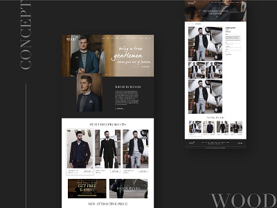 WOOD E-Commerce Concept Design clothing app clothing brand design ecommerce ecommerce app ecommerce design ecommerce web ecommerce website fashion app fashion web ui ui ux ui design uidesign uiux ux web web design website website design