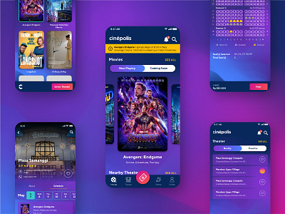 Cinepolis App Design app app design cinema cinema app cinema ui design film app order app order ui ui ui ux ui design ui designer uidesign uiux ux ux design uxdesign