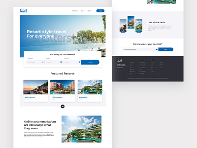 tzort landing page