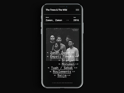 The Trees & The Wild Music App