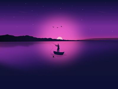 A night fisherman