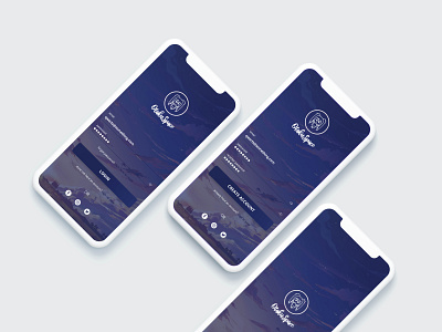 Iphone X App Sign Up Design