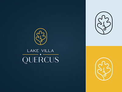 Luxury villa logo branding design graphic design logo