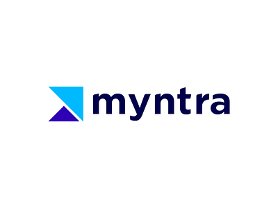 Myntra redesigned branding logo vector