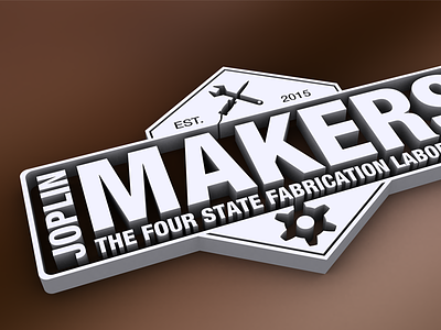 Joplin Makers 3d logo makerspace