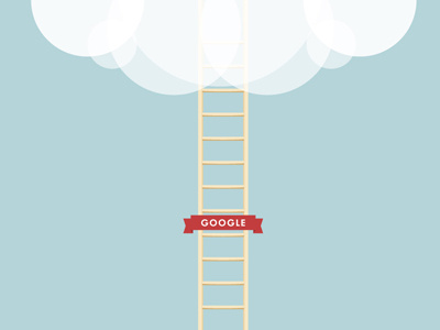 Blessed Are Those That Use Google clouds css futura google heaven illustration ladder