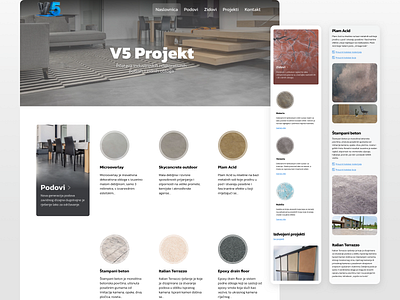 V5 Projekt website brand identity branding company logo mobile visual identity web web design