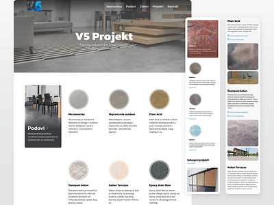 V5 Projekt website