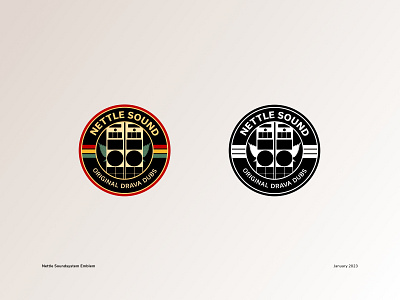 Nettle Soundsystem Emblem branding design emblem graphic design illustration logo logo design visual identity
