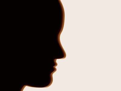 Face silhouette face illustrations light