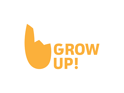 Grow Up! logo vector