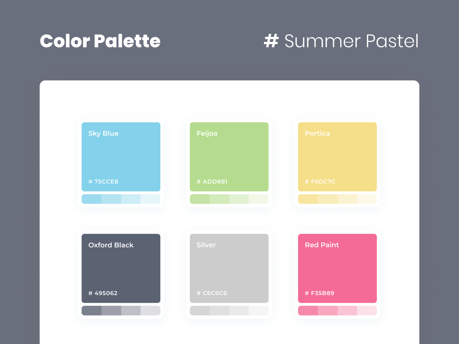 Nursery Brand Palette by Kiwi on Dribbble